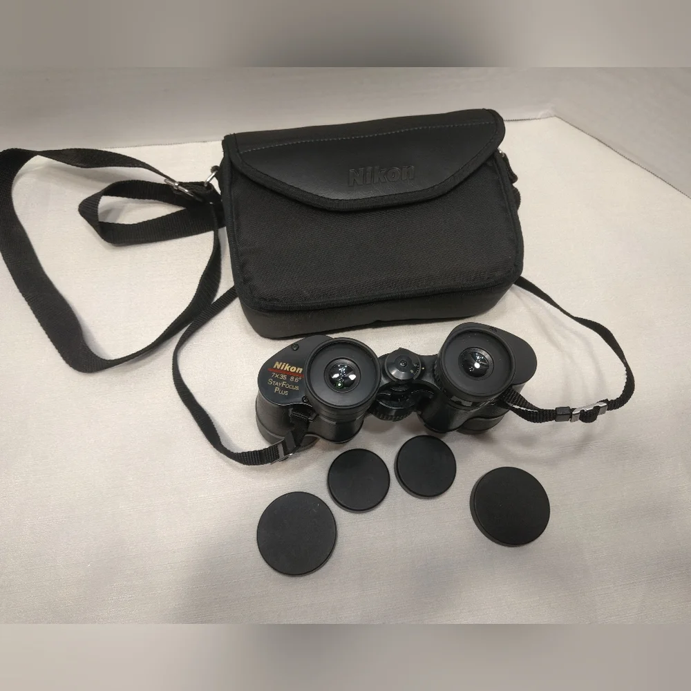Nikon 7x35 8.6' stay focus binoculars